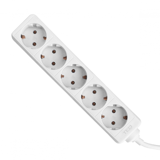 Prelungitor 5 Schuko 1.5m 3x1.5mm TED Electric - Putere 3680W, Siguranță - 2