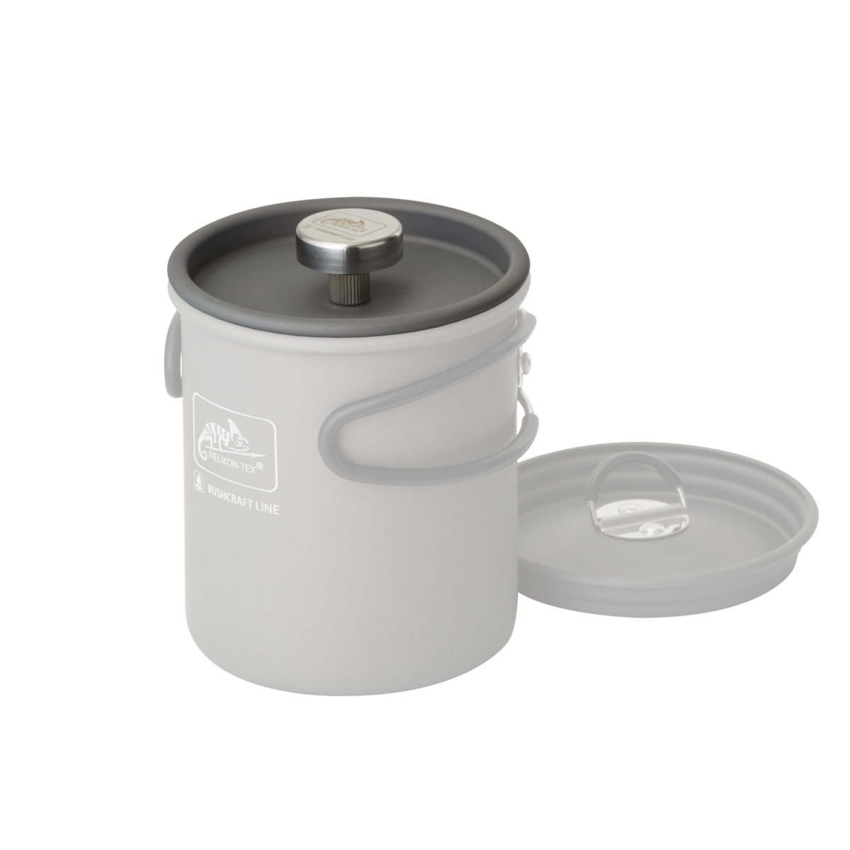 Presă de cafea Helikon-Tex cu filtru dublu, compactă