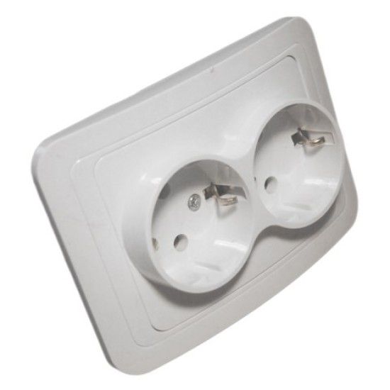 Priză Dublă Schuko SPN1004 OEM - Siguranță și Eficiență - 2