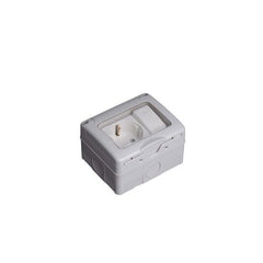 Priză Schuko cu Capac + Întrerupător IP55 OEM - Protecție Exterior - 2