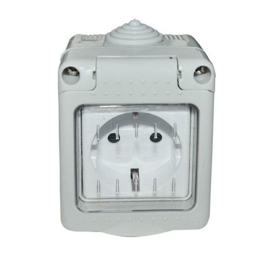 Priză Simplă Schuko IP55 OEM - Cu Capac Protecție, Antigron - 2