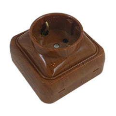 Priză Simplă Schuko Mahon SPN1101M OEM - Design Clasic, Fiabilitate - 2