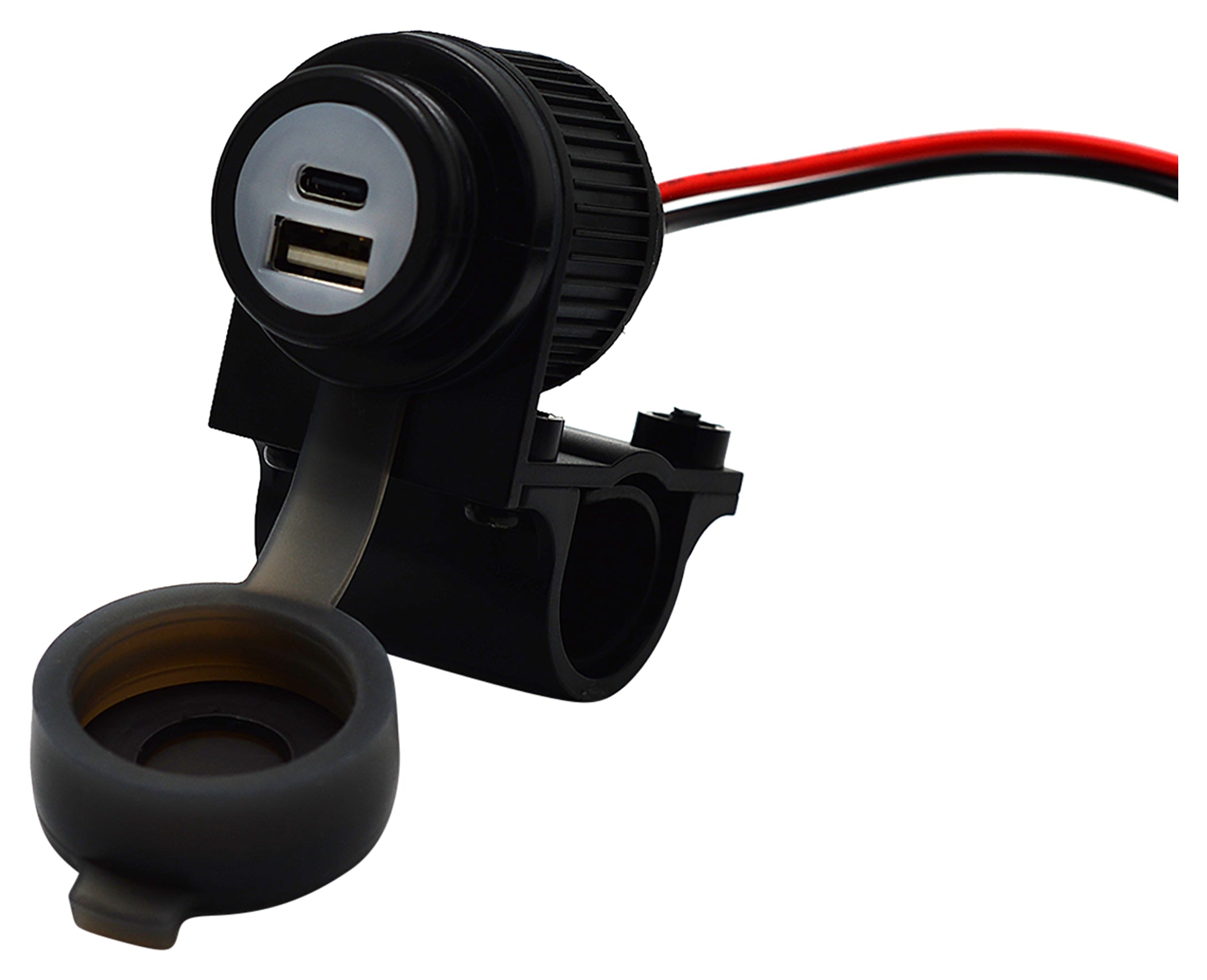 Priză USB Dublă Moto Louis - Încărcare Rapidă QC 3.0