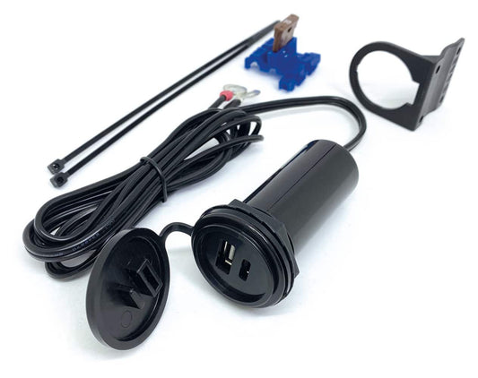 Priză USB Dublă Moto Louis Usb11 - USB-A & USB-C, 12/24V