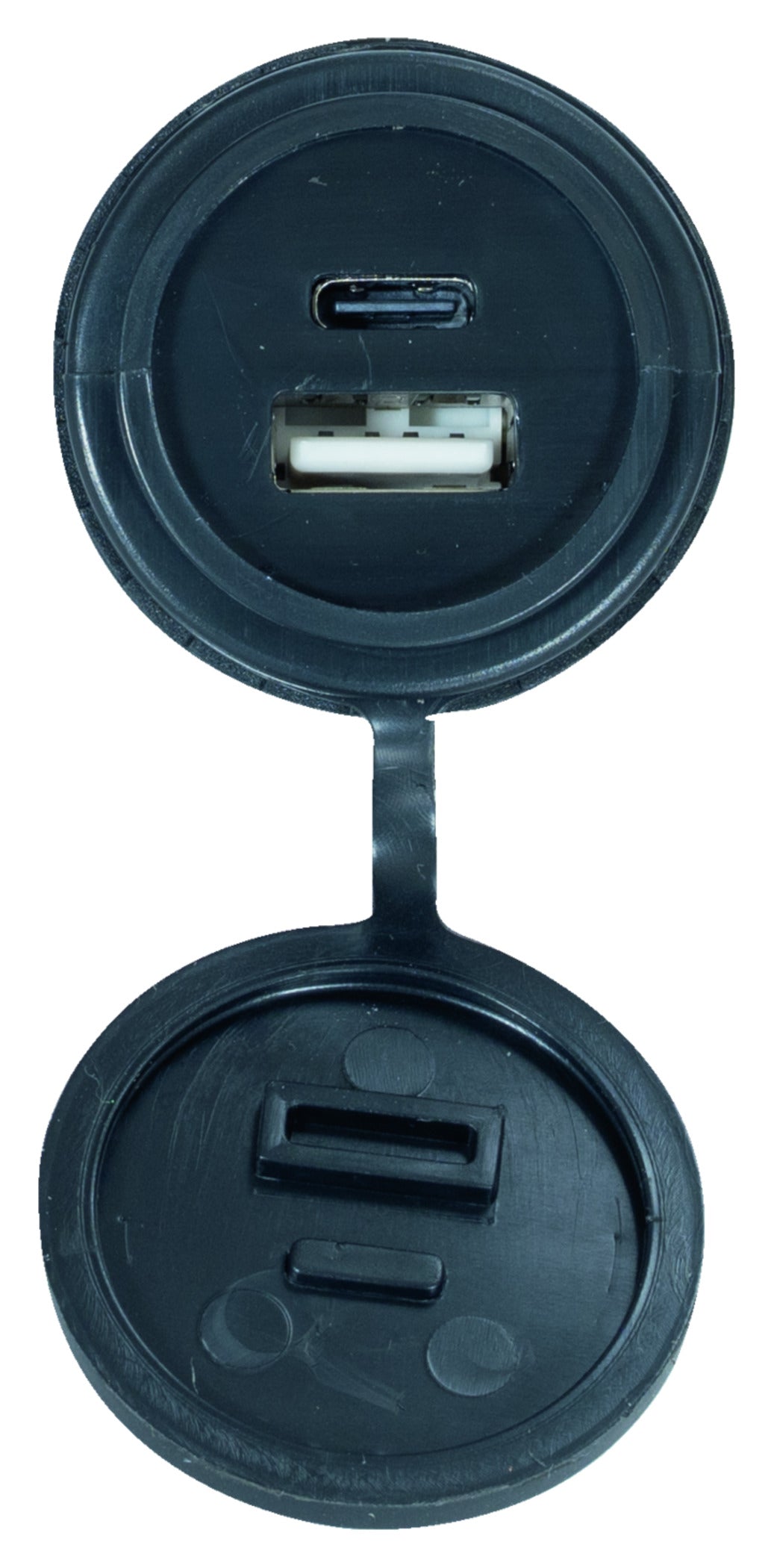 Priză USB Dublă Moto Louis Usb11 - USB-A & USB-C, 12/24V