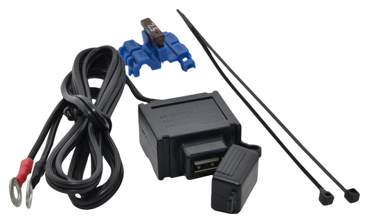 Priză USB Mini Moto Louis USB12 - Încărcare Rapidă, IP54