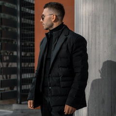 Produs Alpha Down Blazer Black Pentagon Tactical - Stil Distins și Confort Termic Superior