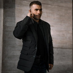 Produs Alpha Down Blazer Black Pentagon Tactical - Stil Distins și Confort Termic Superior