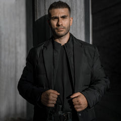 Produs Alpha Down Blazer Black Pentagon Tactical - Stil Distins și Confort Termic Superior