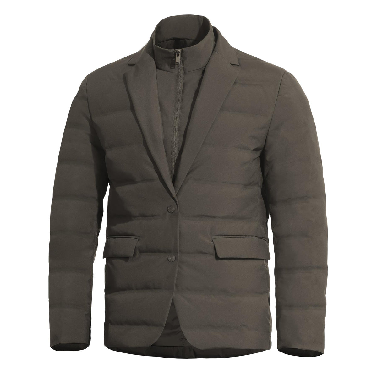 Produs Alpha Down Blazer RAL7013 Pentagon Tactical - Eleganță Discretă și Performanță Adaptabilă