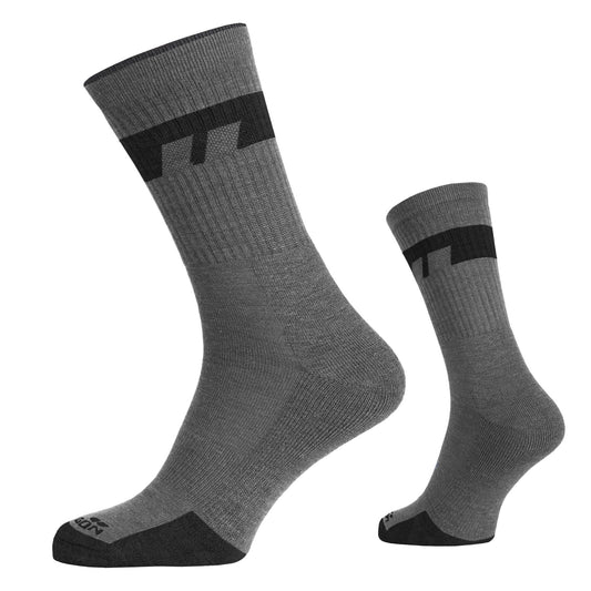 Produs Alpine Merino Socks Mid EL14016 Cinder Grey Pentagon Tactical - Confort Termic și Protecție Avansată