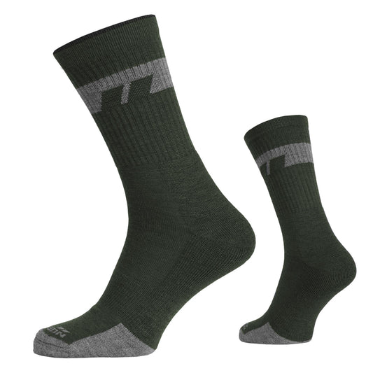 Produs Alpine Merino Socks Mid EL14016 Olive Green Pentagon Tactical - Confort Superior și Termoreglare Activă