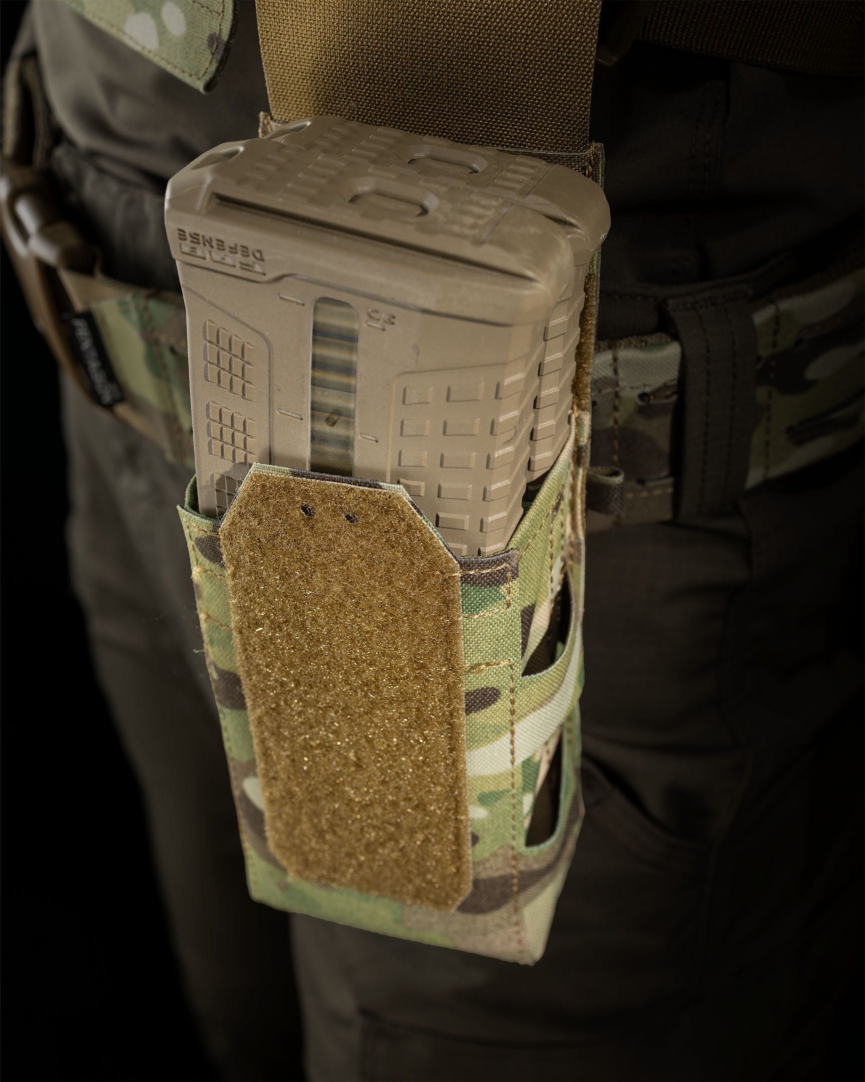 Produs Amina Double Carbine Mag Pouch -Mc Multicam Pentagon Tactical - Retenție Sigură și Acces Rapid