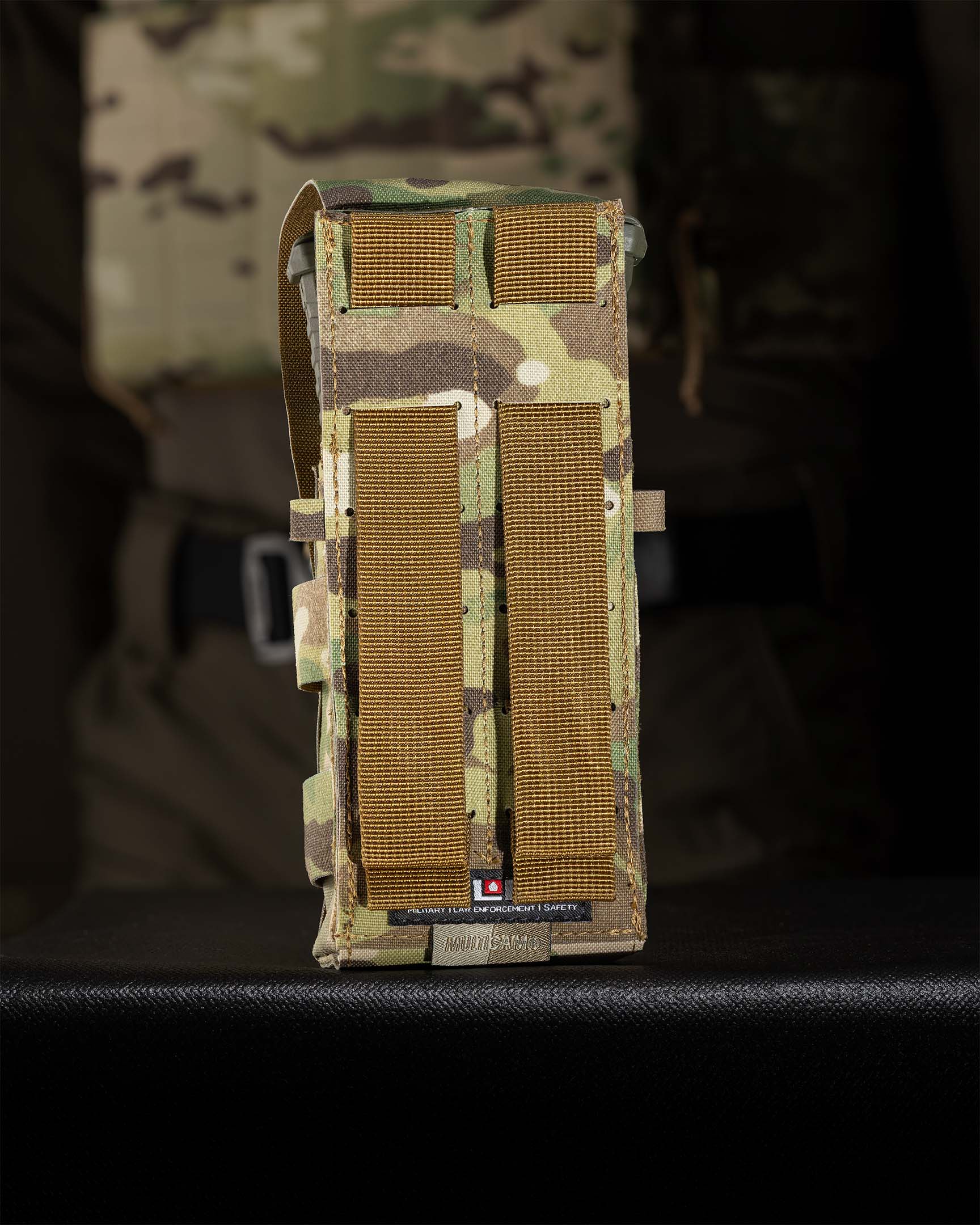 Produs Amina Double Carbine Mag Pouch -Mc Multicam Pentagon Tactical - Retenție Sigură și Acces Rapid
