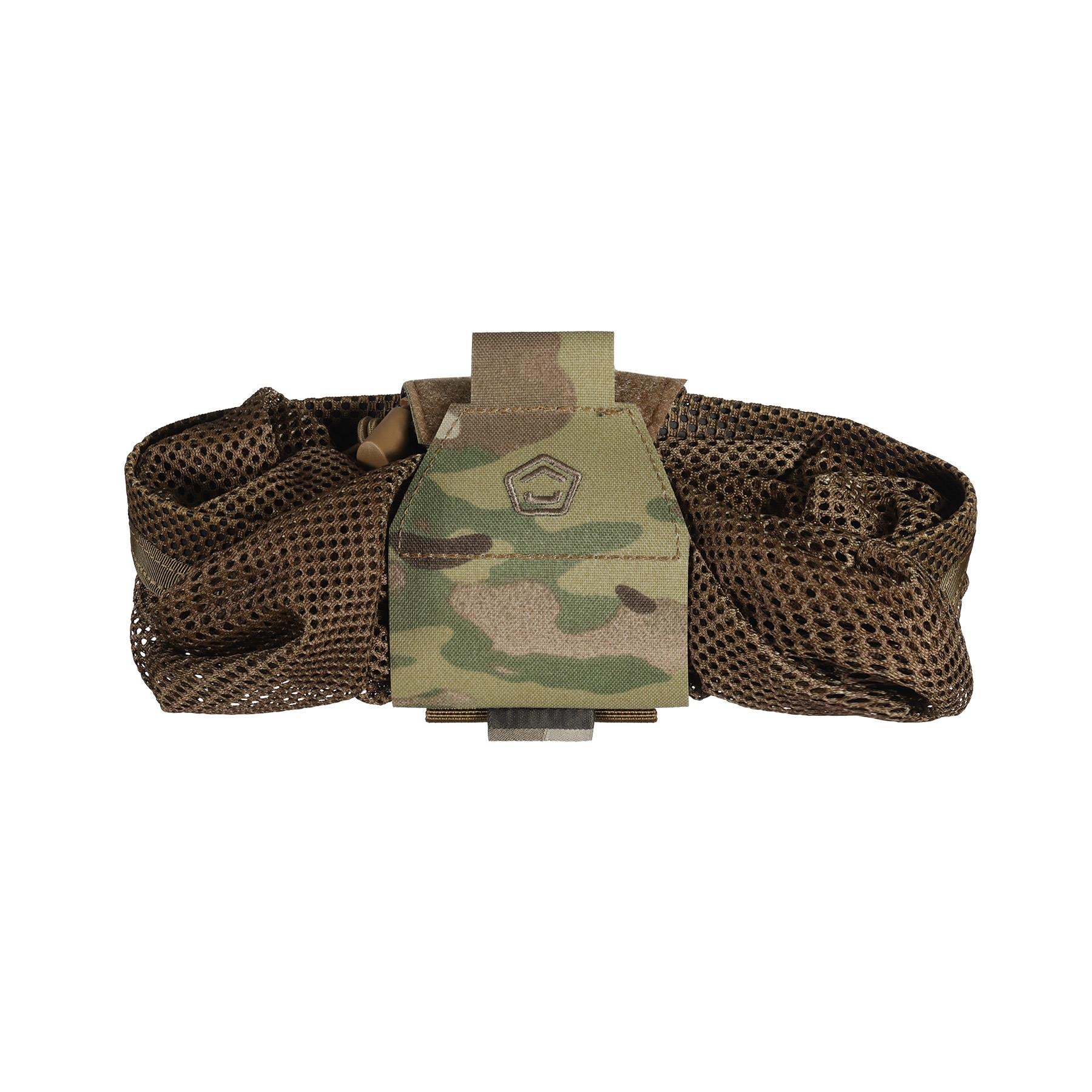 Produs Amina Foldable Mesh Dump Pouch Multicam ® -Mc Multicam Pentagon Tactical - Retenție Controlată și Desfășurare Rapidă