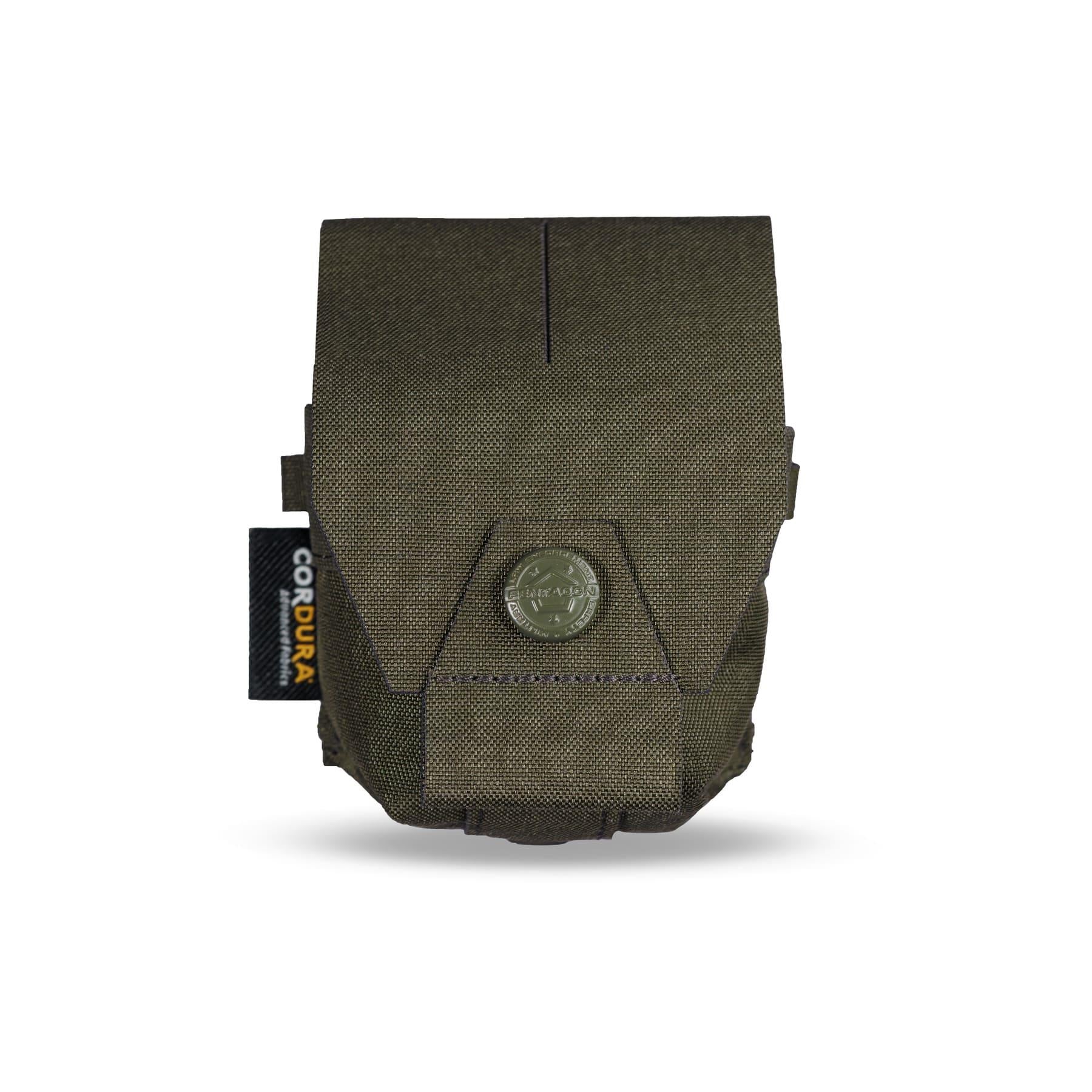 Produs Amina Frag Grenade Pouch RAL7013 Pentagon Tactical - Siguranță și Acces Rapid în Teren