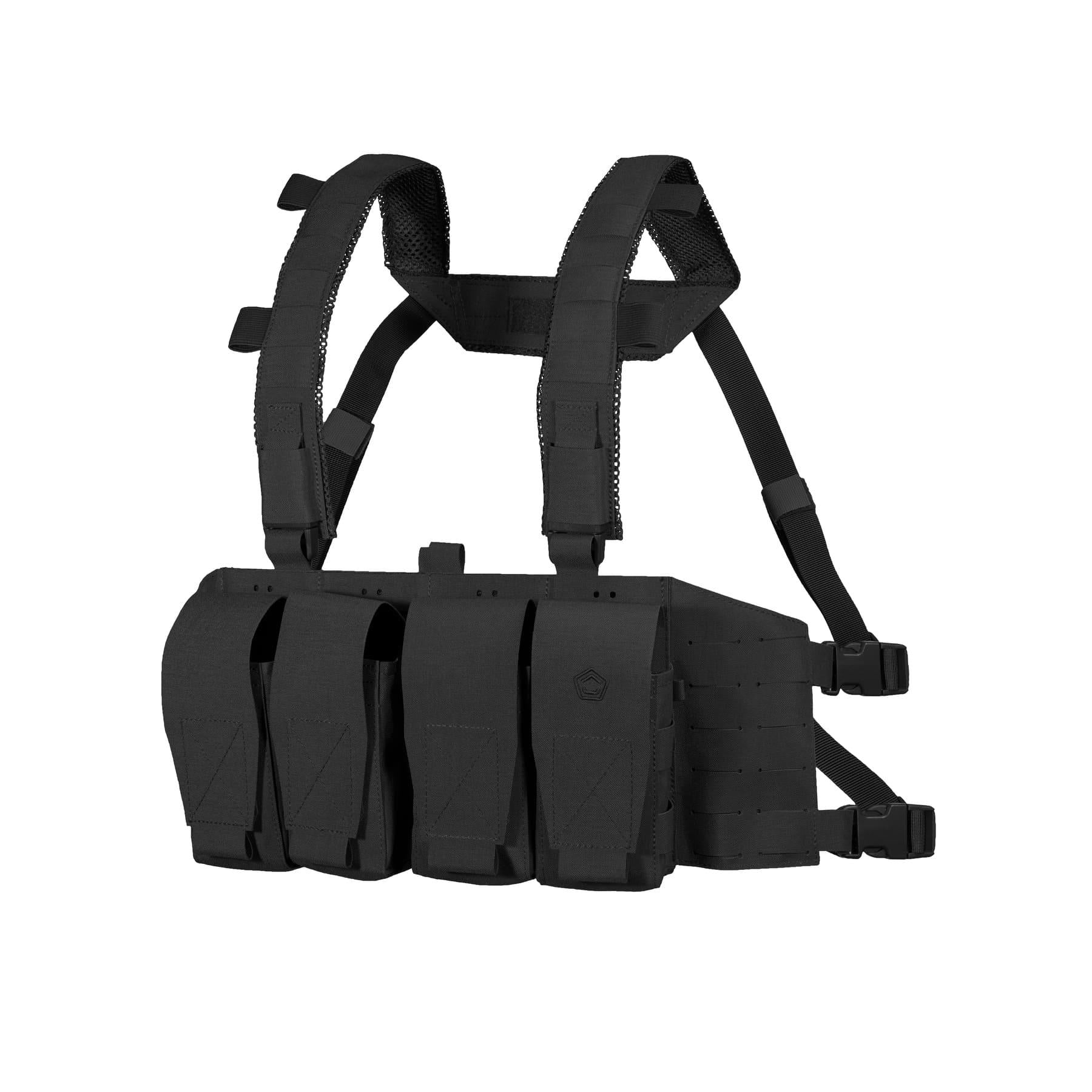 Produs Amina Hybrid Recon Chest Rig Black Pentagon Tactical - Pregătire Operațională Fără Compromisuri