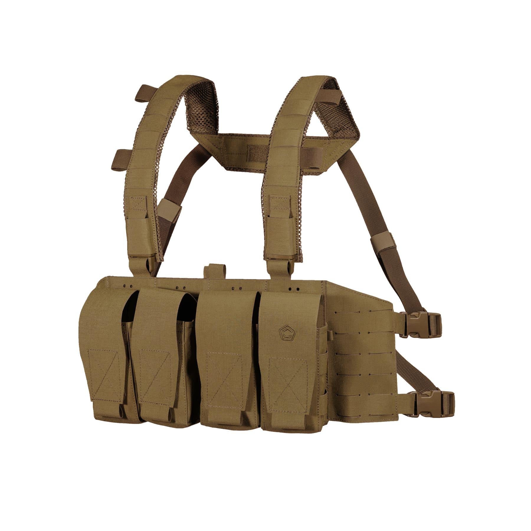 Produs Amina Hybrid Recon Chest Rig Coyote Pentagon Tactical - Pregătire Operațională Maximă