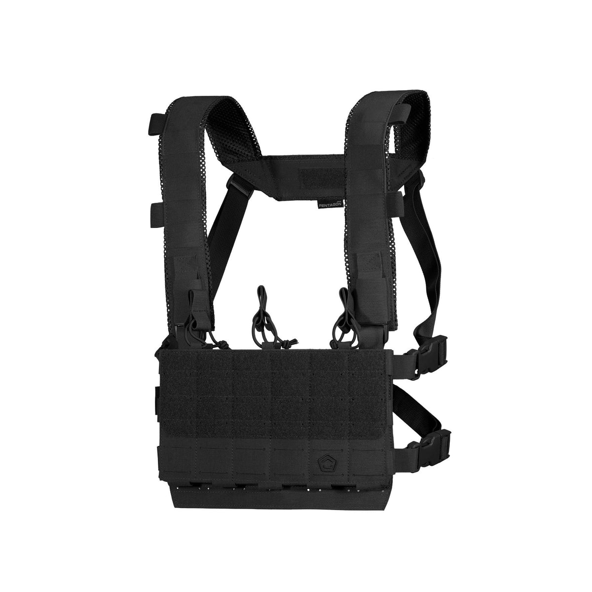 Produs Amina Micro Chest Rig Black Pentagon Tactical - Agilitate Tactică și Control Maxim