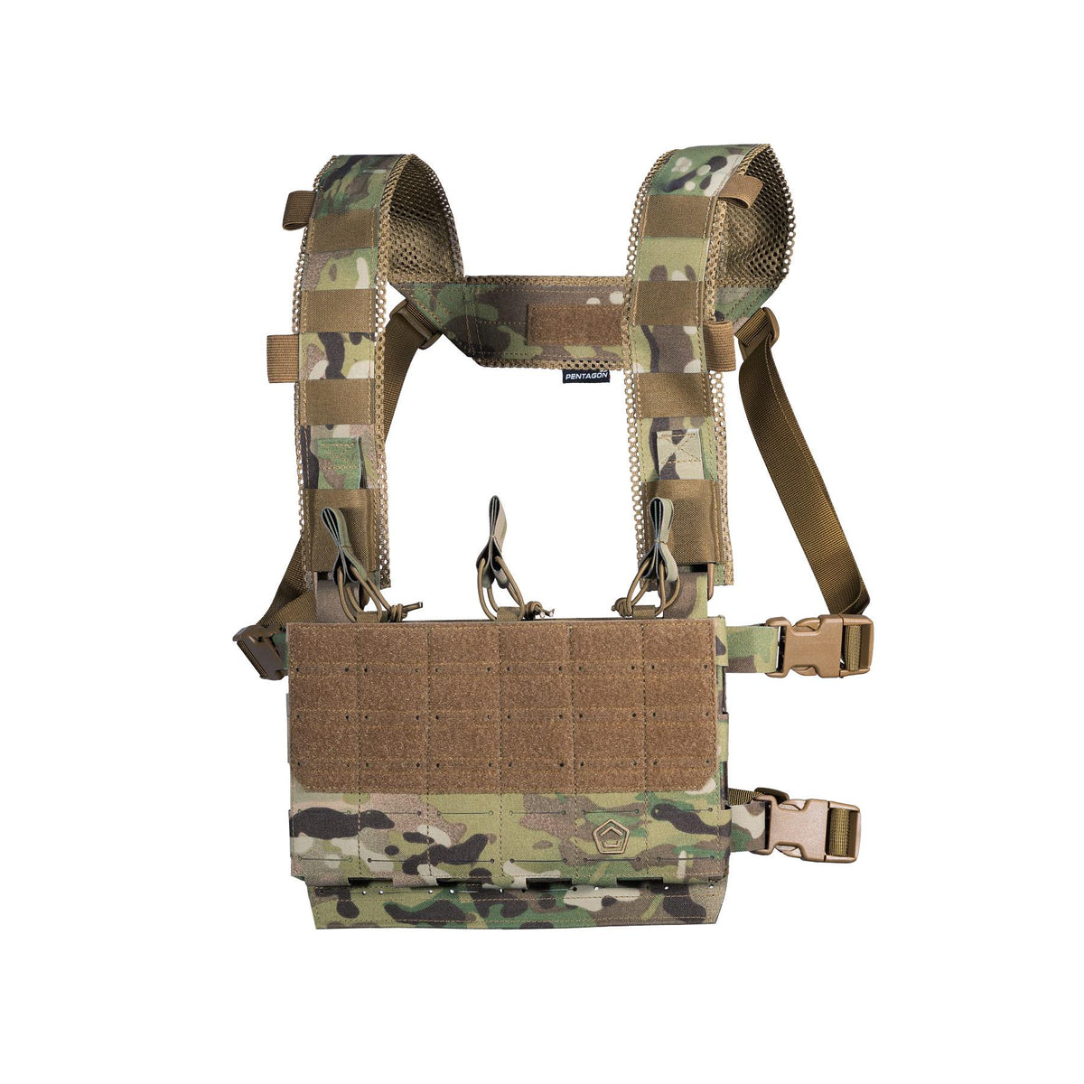 Produs Amina Micro Chest Rig Multicam® -Mc Multicam Pentagon Tactical - Performanță Modulară și Control Absolut