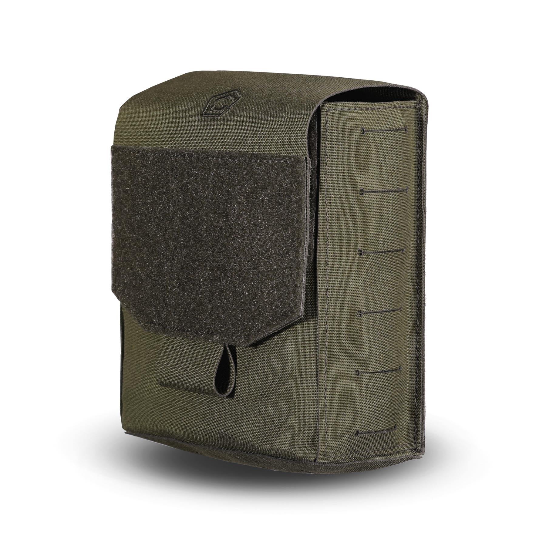 Produs Amina SAW100/GP Pouch RAL7013 Pentagon Tactical - Capacitate Înaltă și Retenție Sigură