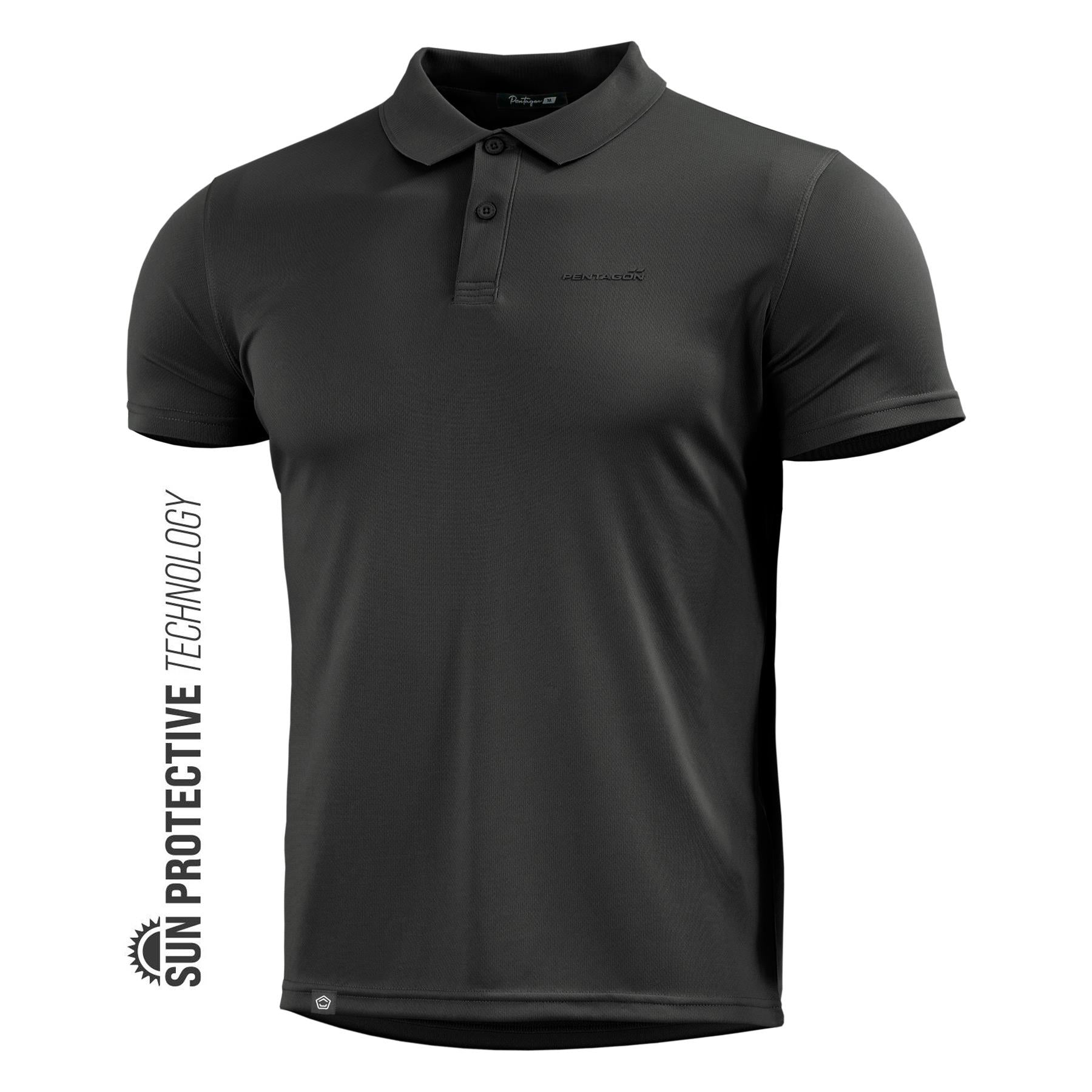 Produs Anassa Polo Black Pentagon Tactical - Performanță și Ventilație Optimă în orice Mediu