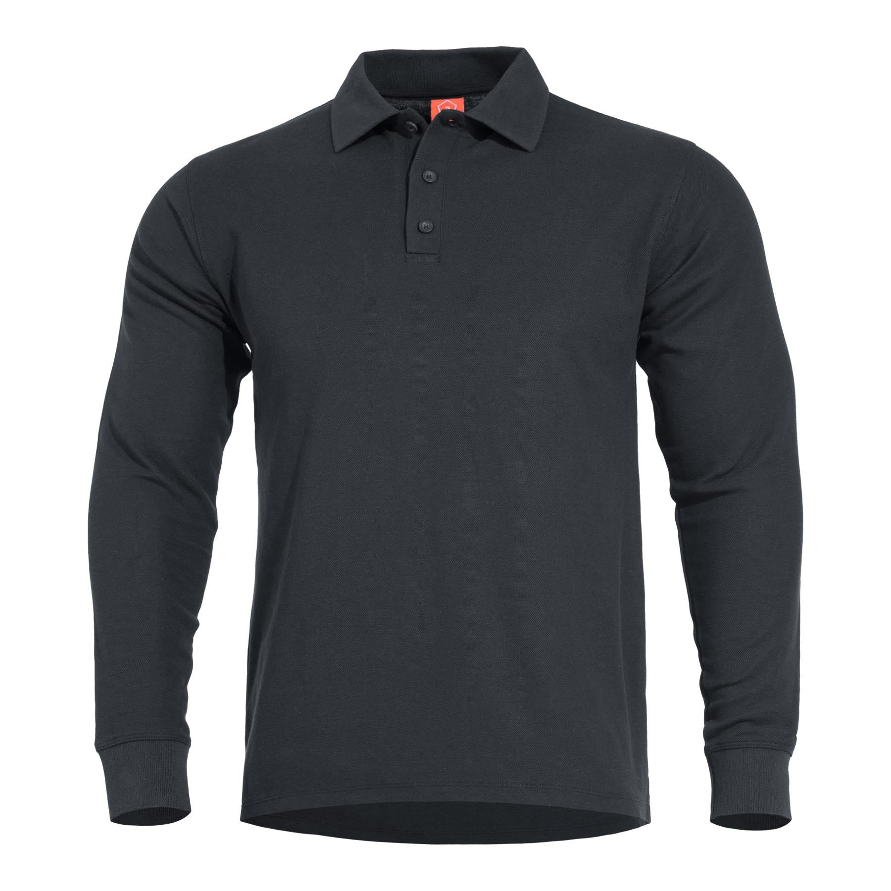 Produs Aniketos Long Polo Black Pentagon Tactical - Performanță și Ventilație Optimă în orice Mediu