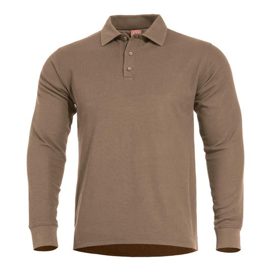 Produs Aniketos Long Polo Coyote Pentagon Tactical - Performanță și Ventilație Optimă în orice Mediu