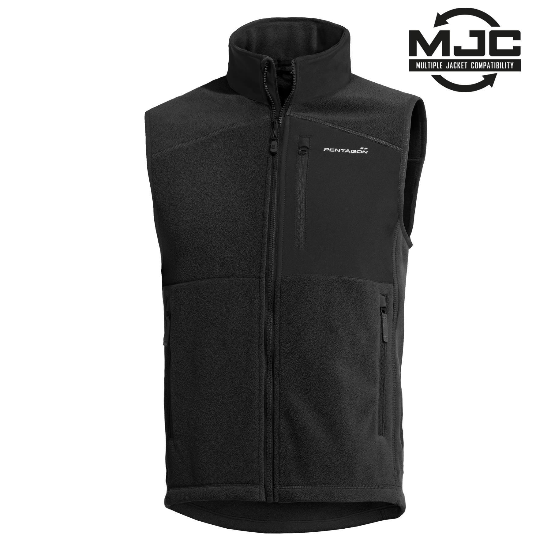 Produs Athos 2.0 Vest Black Pentagon Tactical - Confort Termic Superior și Versatilitate Tactică
