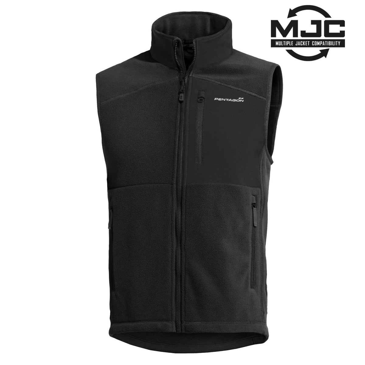 Produs Athos 2.0 Vest Black Pentagon Tactical - Confort Termic Superior și Versatilitate Tactică