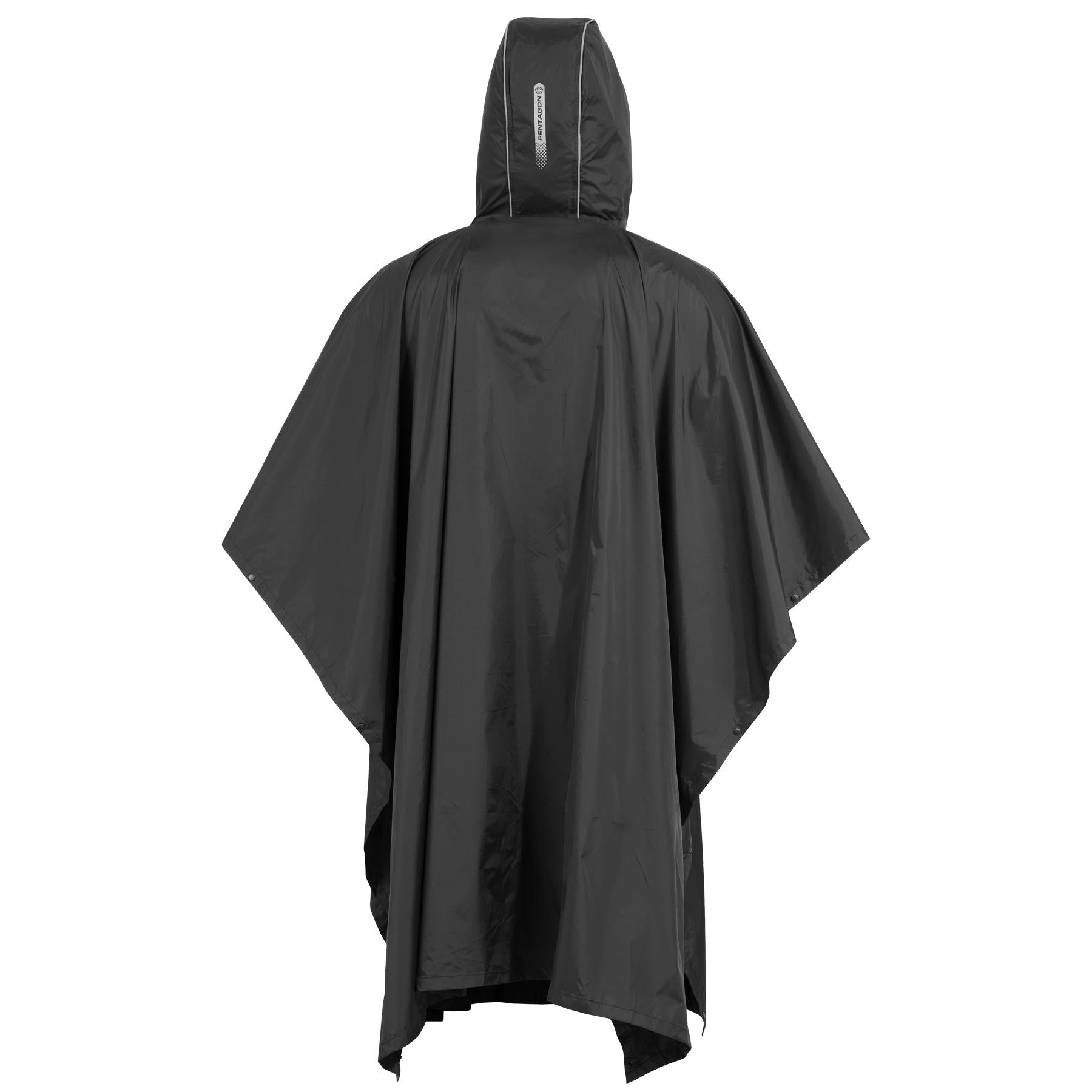 Produs Cloudburst Packable Rain Poncho Black Pentagon Tactical - Protecție Esențială și Portabilitate Maximă