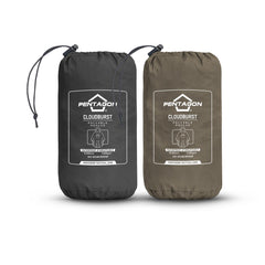 Produs Cloudburst Packable Rain Poncho RAL7013 Pentagon Tactical - Protecție Fiabilă Împotriva Intemperiilor