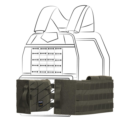 Produs Combat Modular Cummerbund RAL7013 Pentagon Tactical - Performanță și Ventilație Optimă în orice Mediu