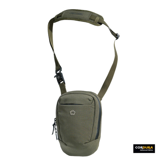 Produs Consul Vertical Sling Pouch RAL7013 Pentagon Tactical - Funcționalitate Tactică și Accesibilitate Urbană