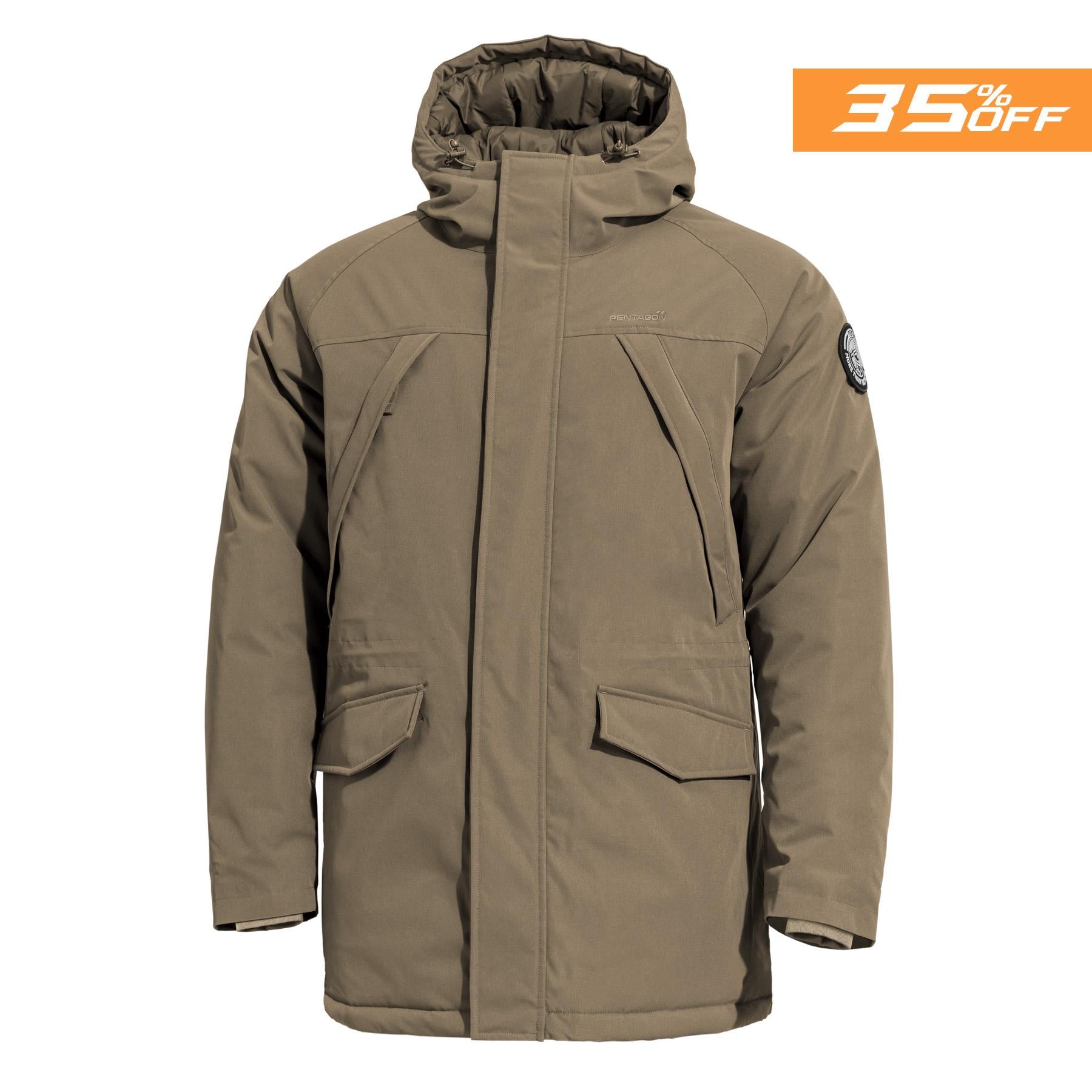 Produs Elements Parka Coyote Pentagon Tactical - Căldură Fiabilă și Stil Adaptabil