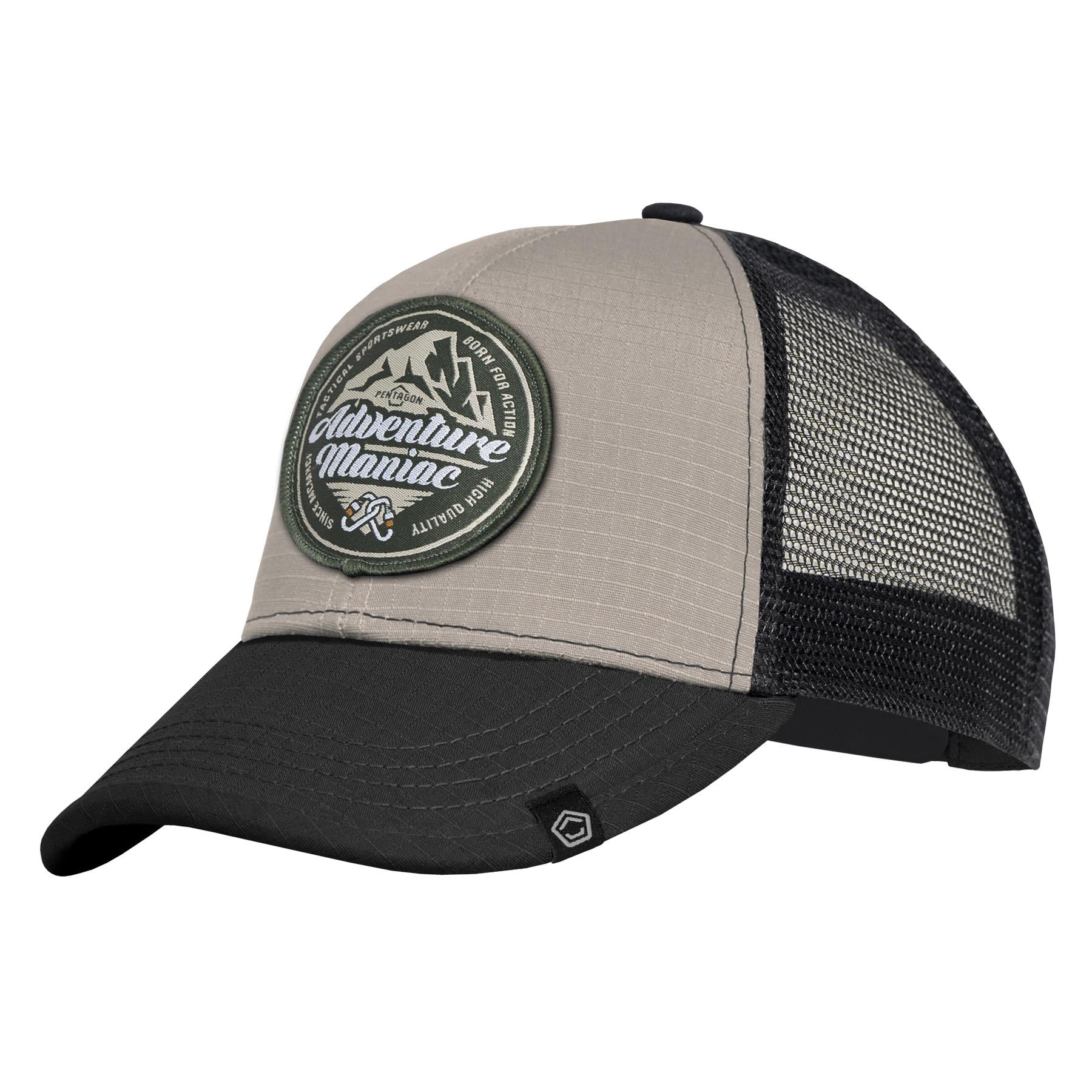 Produs Era Cap "adventure Maniac" | -Am Khaki Pentagon Tactical - Performanță și Ventilație Optimă în orice Mediu