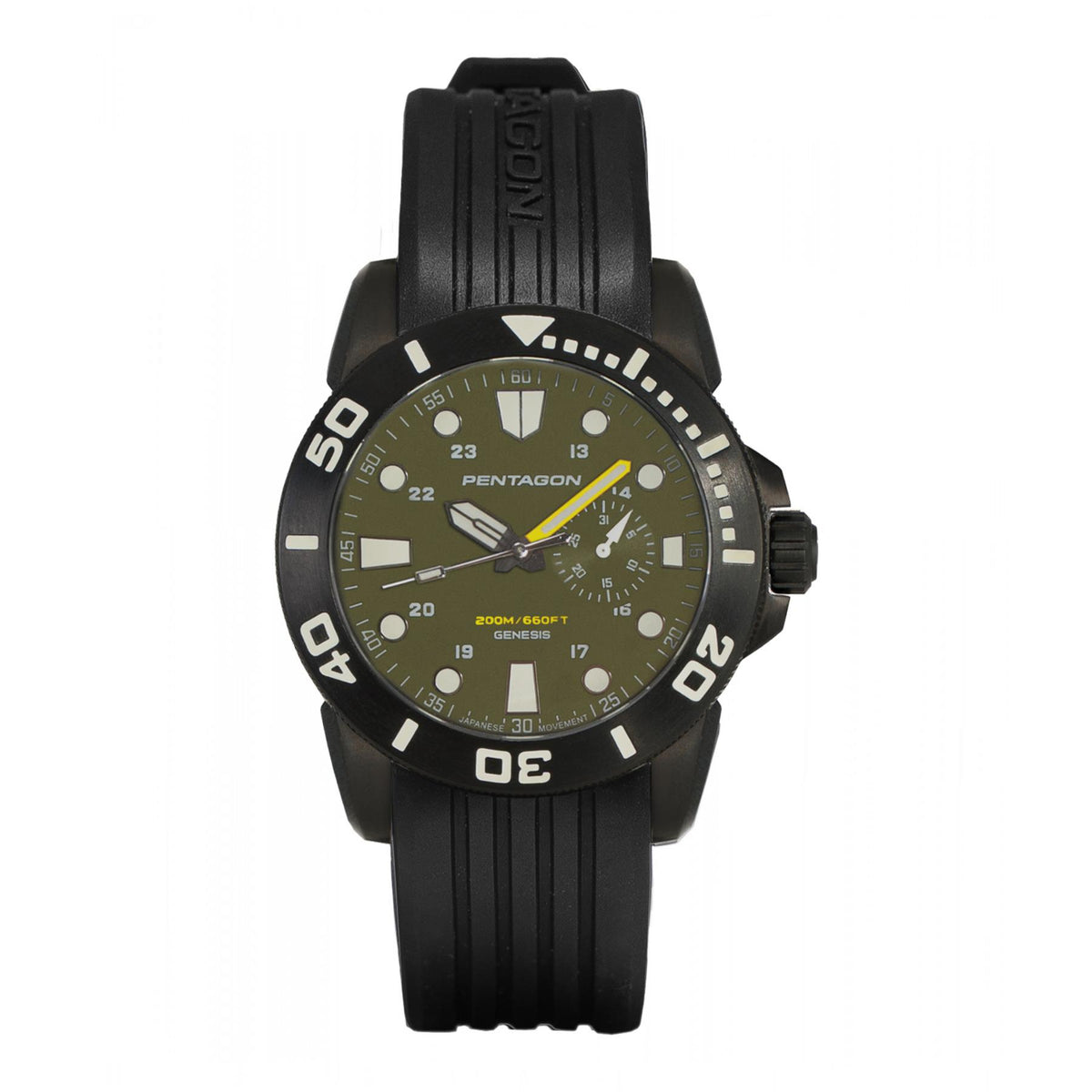 Produs Genesis Watch -Bl Black Pentagon Tactical - Precizie și Rezistență Fără Compromisuri