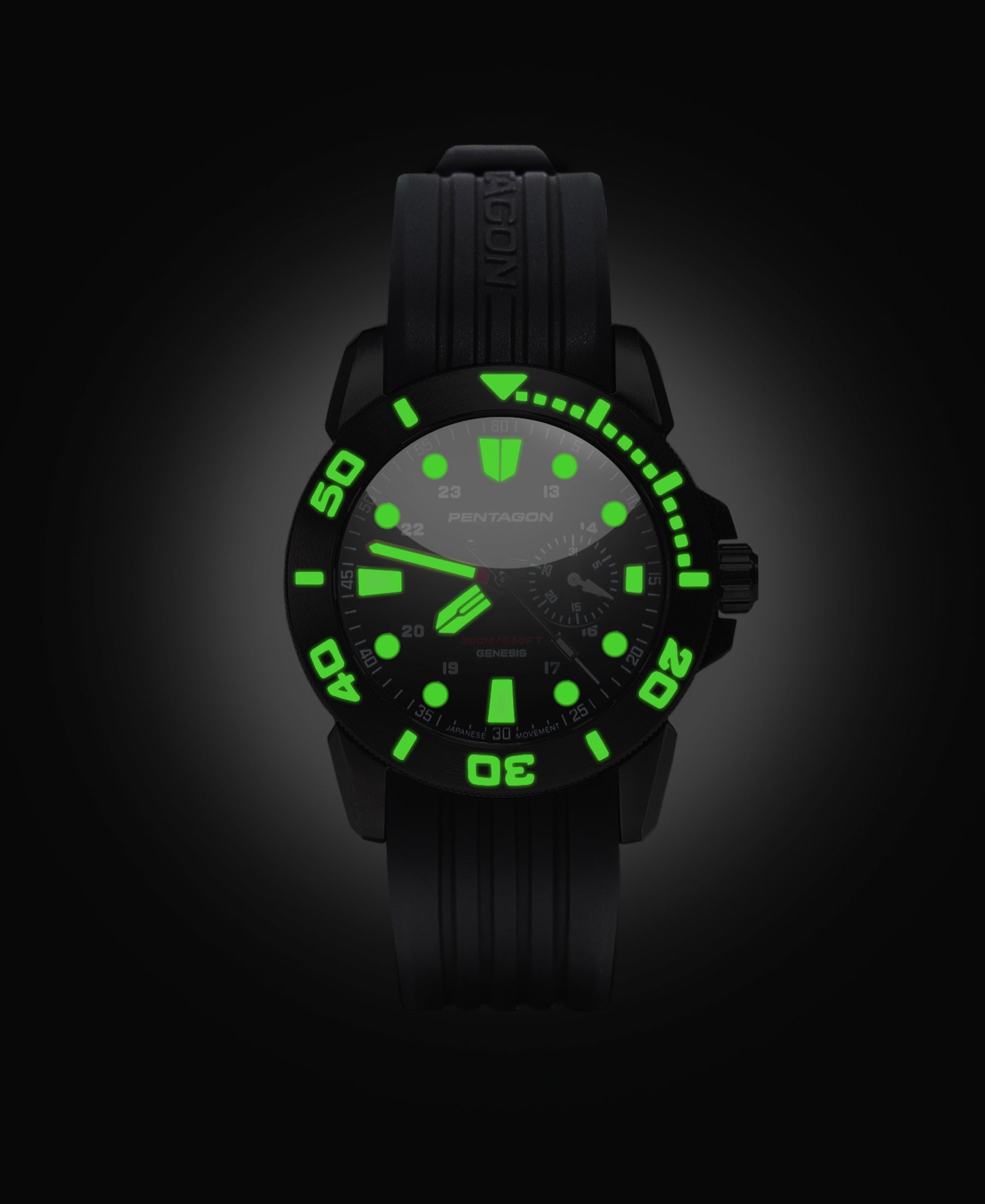 Produs Genesis Watch -si Silver Pentagon Tactical - Precizie și Fiabilitate în orice Misiune