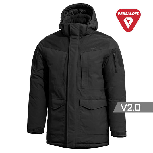 Produs Hcp V2.0 Primaloft® Parka Black Pentagon Tactical - Protecție Absolută în Condiții Extreme