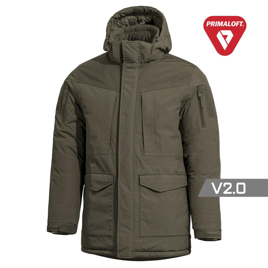 Produs Hcp V2.0 Primaloft® Parka RAL7013 Pentagon Tactical - Protecție Completă și Confort Termic Superior