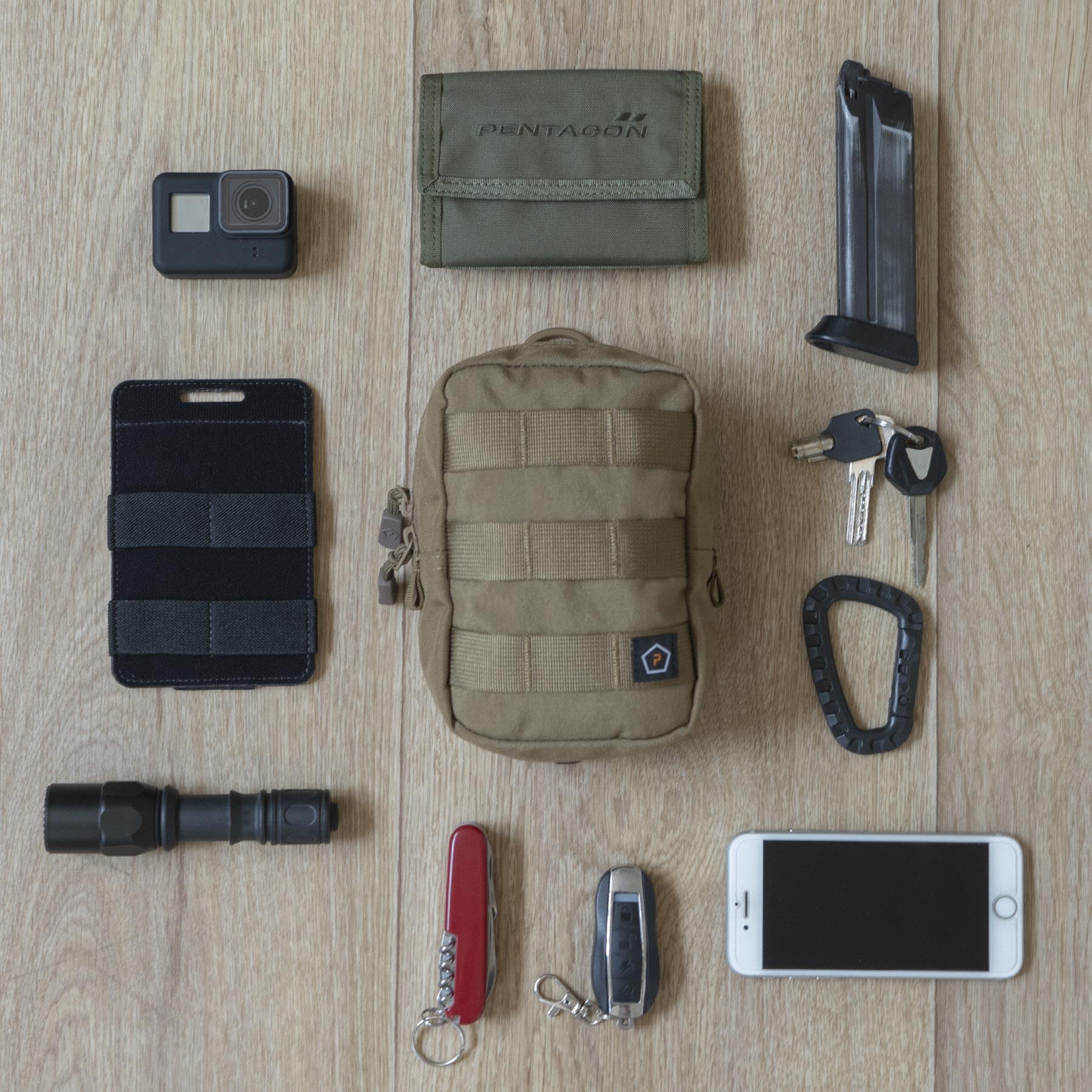 Produs Keros Pouch 17Χ12 Coyote Pentagon Tactical - Acces Rapid și Durabilitate Excepțională