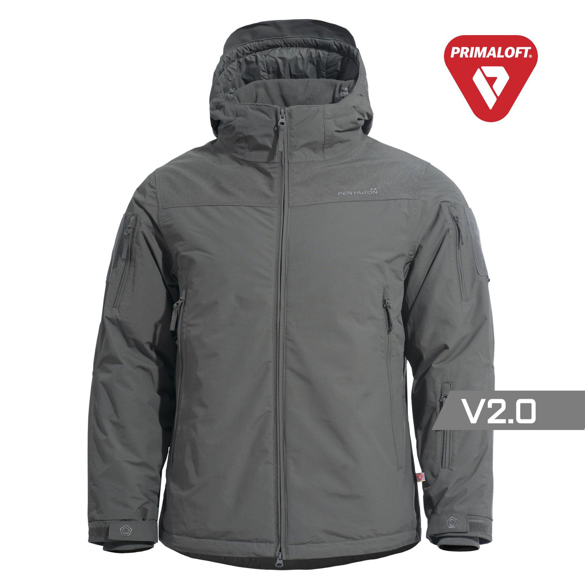Produs Lcp V2.0 Primaloft® Parka Cinder Grey Pentagon Tactical - Protecție Termică Supremă pentru Medii Extreme