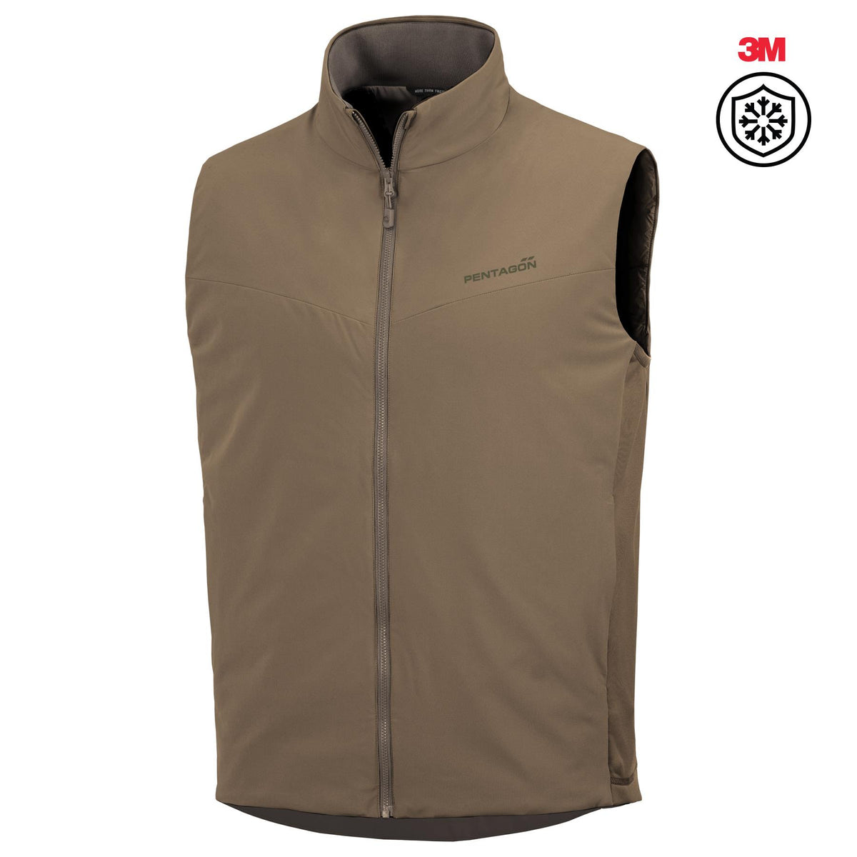 Produs Lynx 3M™ G60™ Insulation Vest Coyote Pentagon Tactical - Caldură Fără Greutate și Versatilitate Maximă