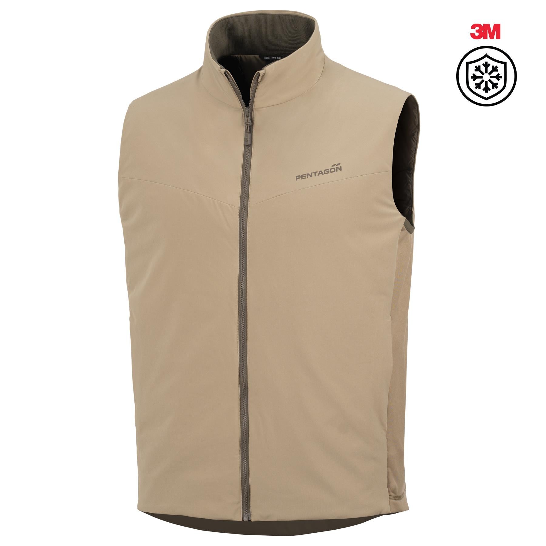 Produs Lynx 3M™ G60™ Insulation Vest Khaki Pentagon Tactical - Performanță Termică Superioară și Libertate de Mișcare