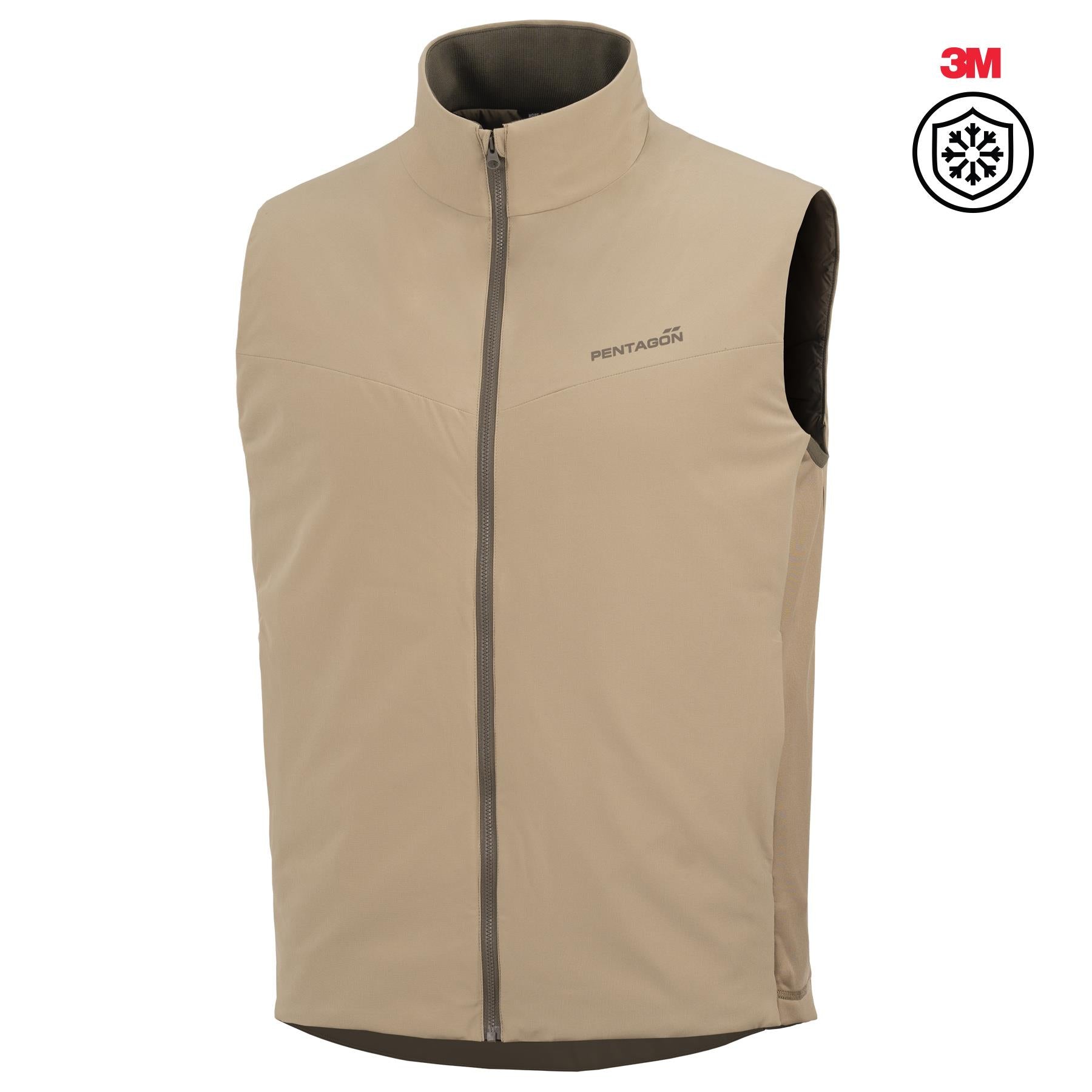 Produs Lynx 3M™ G60™ Insulation Vest Khaki Pentagon Tactical - Performanță Termică Superioară și Libertate de Mișcare