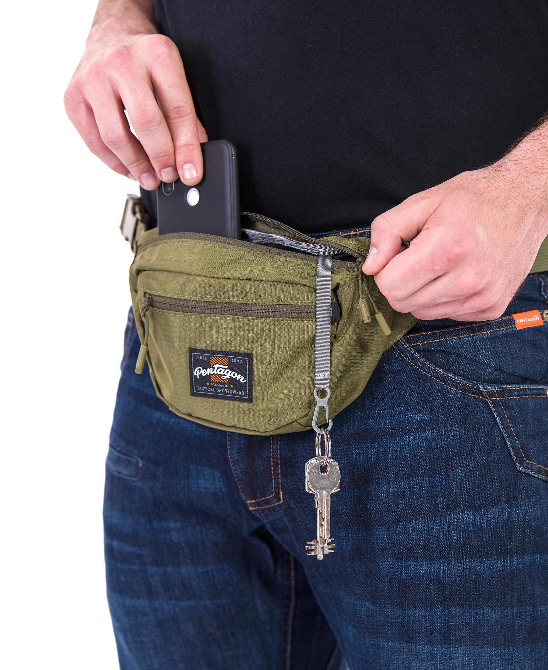 Produs Minor Travel Pouch | Olive Green Pentagon Tactical - Organizare Inteligentă și Rezistență Superioară