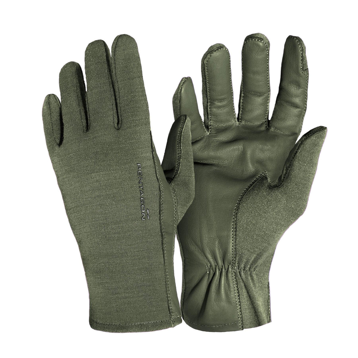Produs Pilot Nomex® Gloves - Short P20001 Olive Green Pentagon Tactical - Protecție Avansată și Precizie Tactica