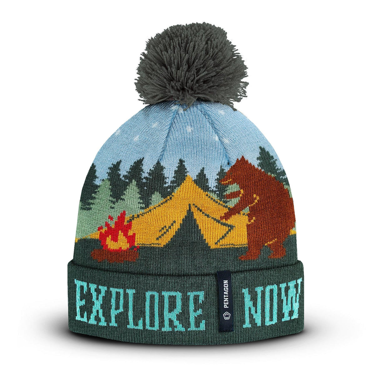 Produs Sanctuary "bear" Knit Beanie -Be Size Pentagon Tactical - Căldură Durabilă și Stil Tactic