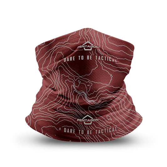 Bandana Skiron Topographic Map -Tm Size Pentagon Tactical - Performanță și Versatilitate Maximă