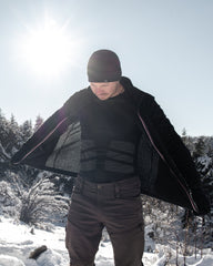 Produs Teddy Polartec® Alpha™ Sweater Black Pentagon Tactical - Izolație Adaptivă și Confort Dinamic